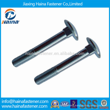 China Suppliers Zinc Plated Carriage Bolt with Partial Thread